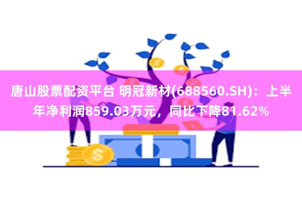 唐山股票配资平台 明冠新材(688560.SH)：上半年净利润859.03万元，同比下降81.62%