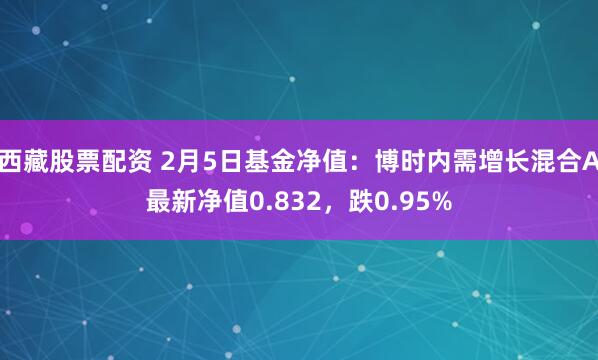 西藏股票配资 2月5日基金净值：博时内需增长混合A最新净值0.832，跌0.95%